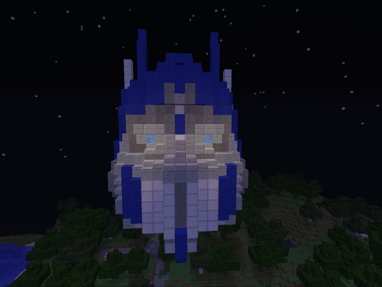 Optimus prime head Minecraft Map
